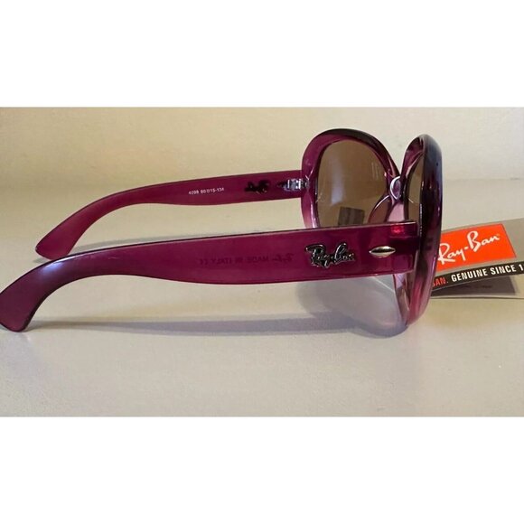 Ray Ban Woman’s Sunglasses Violet/Purple Lei Peng Made In Italy New Vacation Sum - Picture 2 of 8